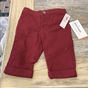 Red pants 3-6 months. Brand new.